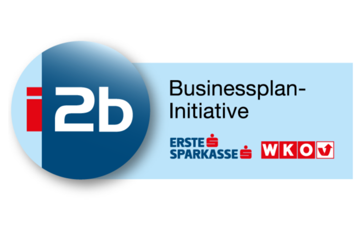 Business Plan Initiative der Ersten Bank und Sparkasse und WKO. I2b Logo